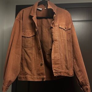 Rust Denim Jacket